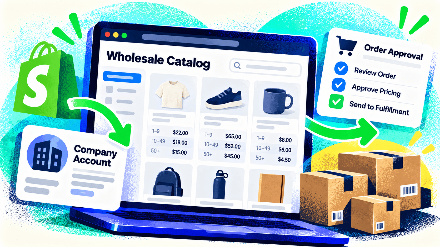 B2B Shopify Stores: Custom Catalogs, Pricing, and Approval Workflows